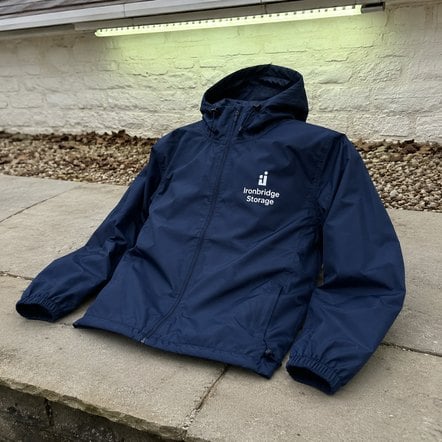 Custom printed rain jackets in bulk